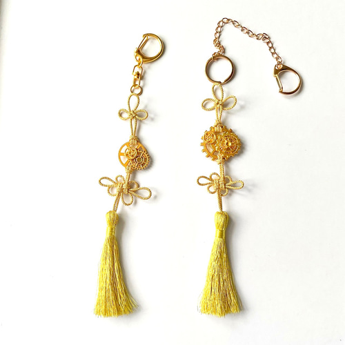 スチームパンク×シノワズリ バッグチャーム・キーホルダー・ポニー