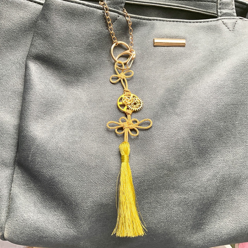 スチームパンク×シノワズリ バッグチャーム・キーホルダー・ポニー