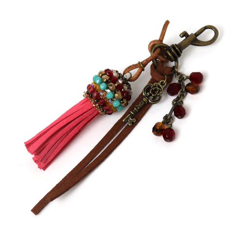 チェコビーズチャーム ハンドメイドチャーム ピアスチャーム C524