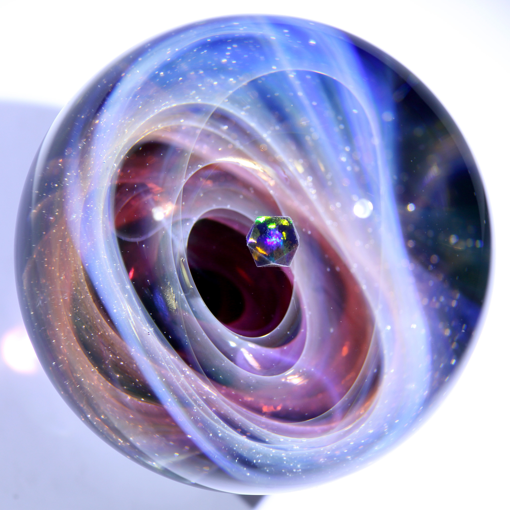 54mm 宇宙ガラスマーブル - オブジェ  no.M239