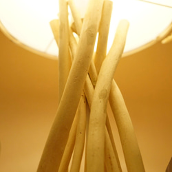 DRIFT WOOD TABLE LAMP 流木テーブルランプ LED電球付 ビーチカフェ 流木インテリア Type-A 12枚目の画像