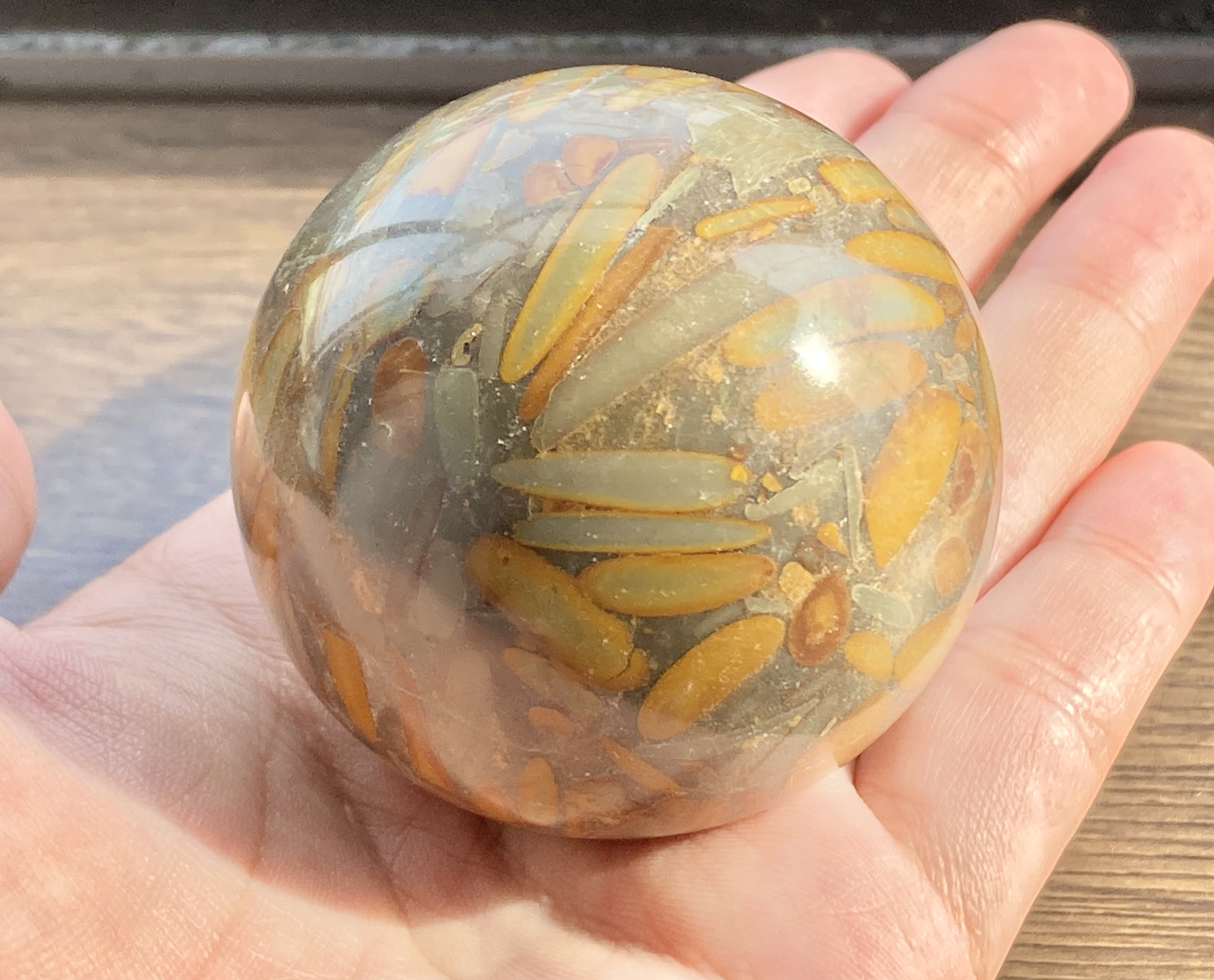 大玉ルチルクォーツ50mm玉