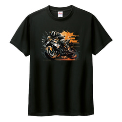 Tシャツ バイク オートバイ おしゃれ ライダース ティシャツ 2枚目の画像