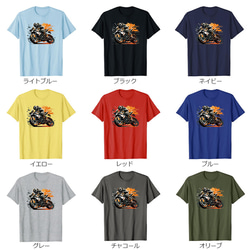 Tシャツ バイク オートバイ おしゃれ ライダース ティシャツ 3枚目の画像
