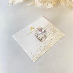 【新色♡】SWAROVSKI 帯留め 3枚目の画像