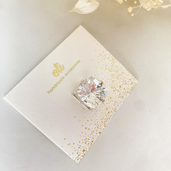 【新色♡】SWAROVSKI 帯留め 4枚目の画像