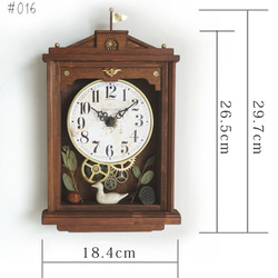 【送料無料】OLD FASHIONED ⅩⅥ レトロな掛け時計　インテリア ノスタルジック アンティーク風　#016 12枚目の画像