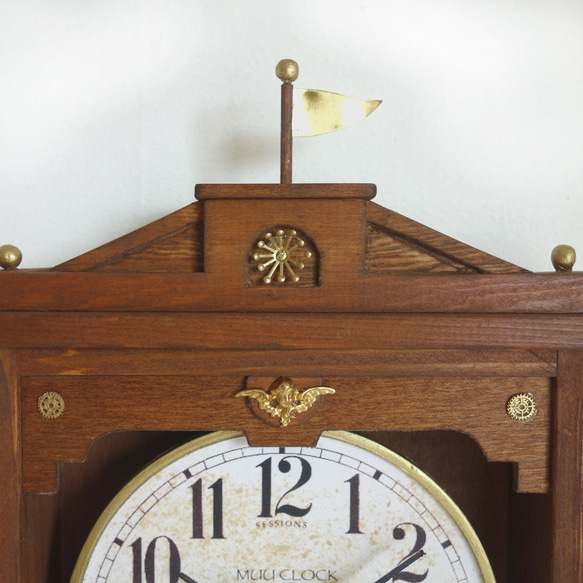 【送料無料】OLD FASHIONED ⅩⅥ レトロな掛け時計　インテリア ノスタルジック アンティーク風　#016 4枚目の画像