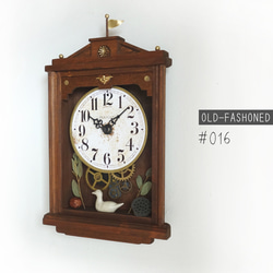 【送料無料】OLD FASHIONED ⅩⅥ レトロな掛け時計　インテリア ノスタルジック アンティーク風　#016 3枚目の画像