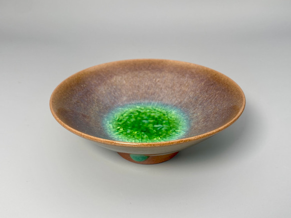 虫明焼 ぐい呑み 虫明焼 灰釉彩貫入盃(翡翠・黒井博史作) 酒器 盃 食器 陶器 焼物