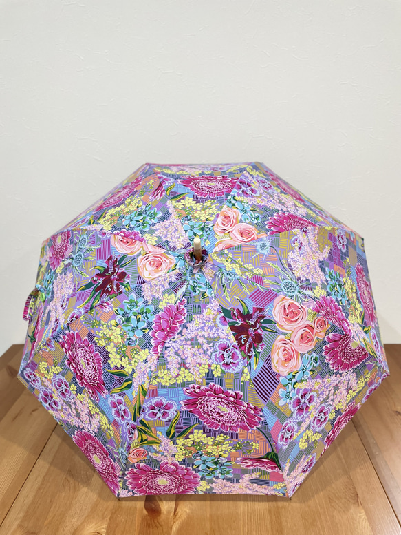 【限定✳︎花柄✳︎撥水加工✳︎華やか】parasol 7枚目の画像