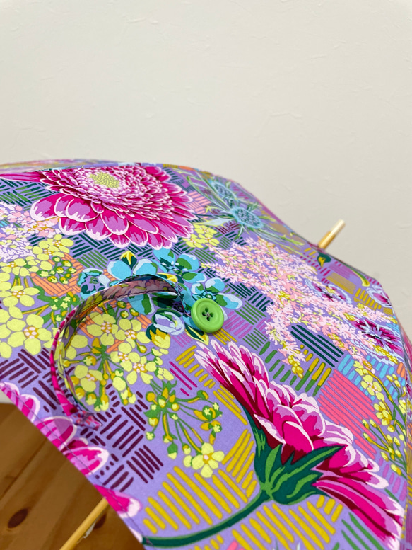 【限定✳︎花柄✳︎撥水加工✳︎華やか】parasol 6枚目の画像