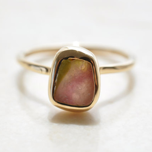ウォーターメロントルマリン リング 11号 Watermelon Tourmaline ウォーターメロントルマリン リング 11号 Watermelon Tourmaline