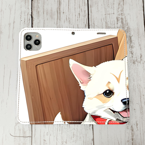 iphoneケース1-4-50 iphone 手帳 犬・イヌ・ワンちゃん 箱11 かわいい アイフォン iface 1枚目の画像