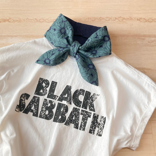 保冷剤付》刺繍 ネッククーラー グリーン 選べる2type ／ 深緑