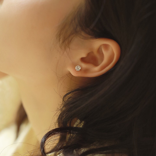 一粒 ダイヤピアス 【 3mm/4mm/5mm 】AAACZダイヤ 高品質 つけ 一粒 ダイヤピアス 【 3mm/4mm/5mm 】AAACZダイヤ 高品質 つけ