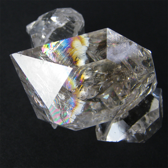 ハーキマー水晶 87g NYの鉱山オーナーから直輸入　HKM035 herkimer ハーキマーダイヤモンド 原石 1枚目の画像