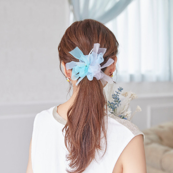 迷你｜美人魚｜綻放髮圈 第1張的照片