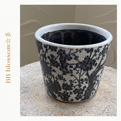 《アンティーク調 陶器製ポット 》オリエンタルセラミックポット ツリー 観葉植物 多肉植物 お花寄せ植え 340-2 1枚目の画像
