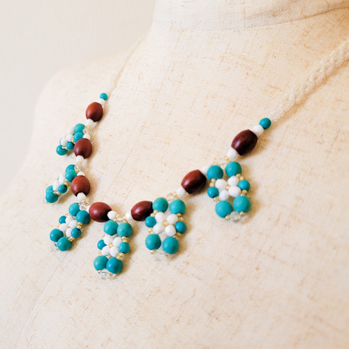 ビスビーターコイズ　チェーン　セット laplateriashu_92-0399