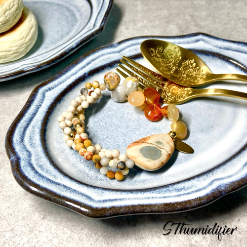 カーネリアンアゲート ドゥルージー ピアス カーネリアンアゲート