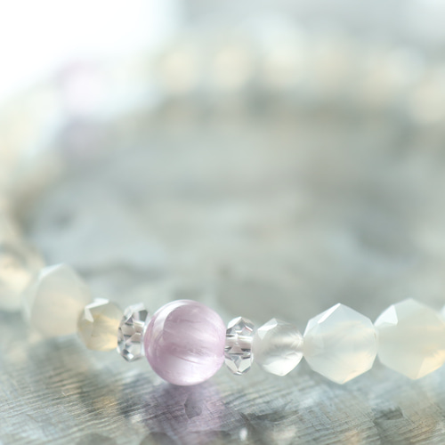 ☆クンツァイト☆ブレスレット