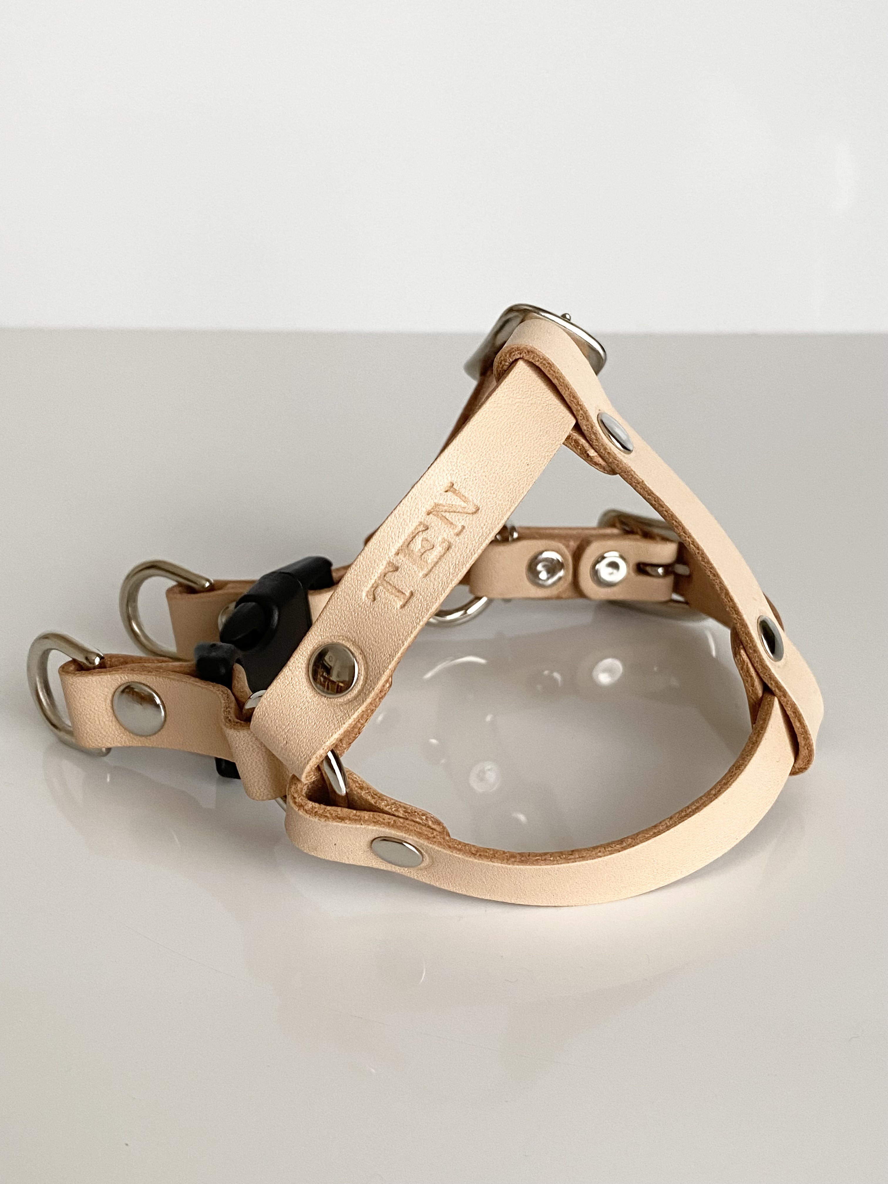 ヌメ革シンプルハーネス（超小型犬）