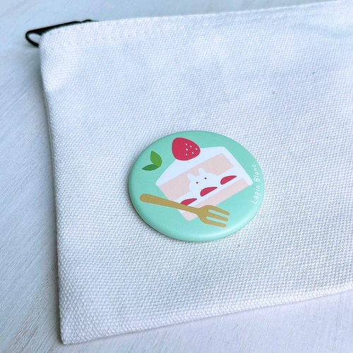 2個セット〗うさぎと┊缶バッチ┊ミニ缶バッチ その他雑貨 𝕃𝔸ℙ𝕀ℕ