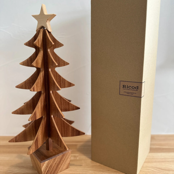 『クリスマスツリー DX』　クリスマスツリー クリスマス 贈り物 卓上 玄関 かわいい ツリー 日本製 シンプル 10枚目の画像