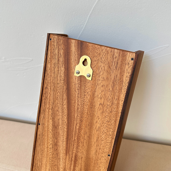 『レターラック』 木製 レターホルダー レターケース 収納 壁掛け 縦型 状差し ポストカード 書類 はがき 手紙 