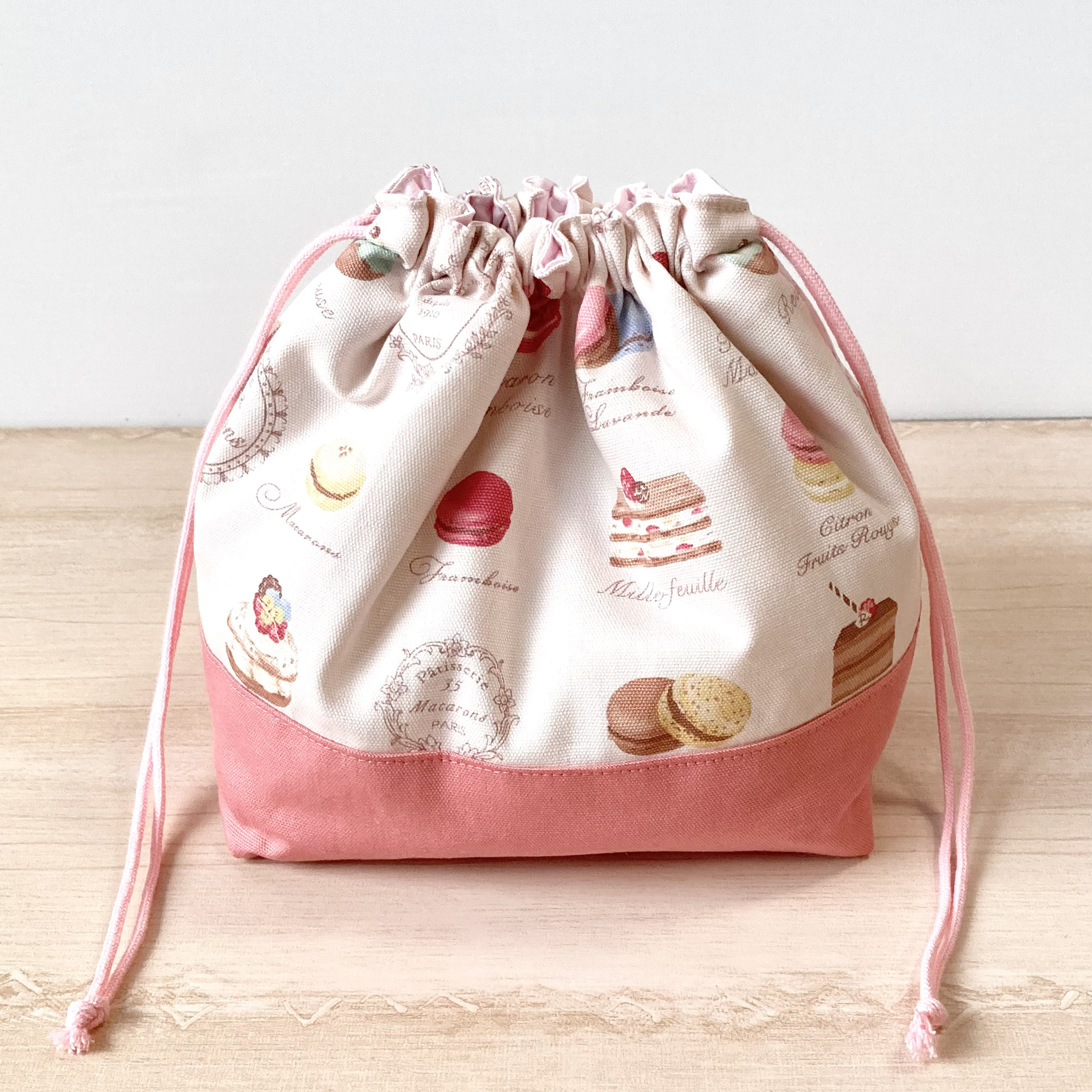 いちご 柄◇オーダー◇ 和え ランチョンマット 巾着袋 給食袋 コップ袋  