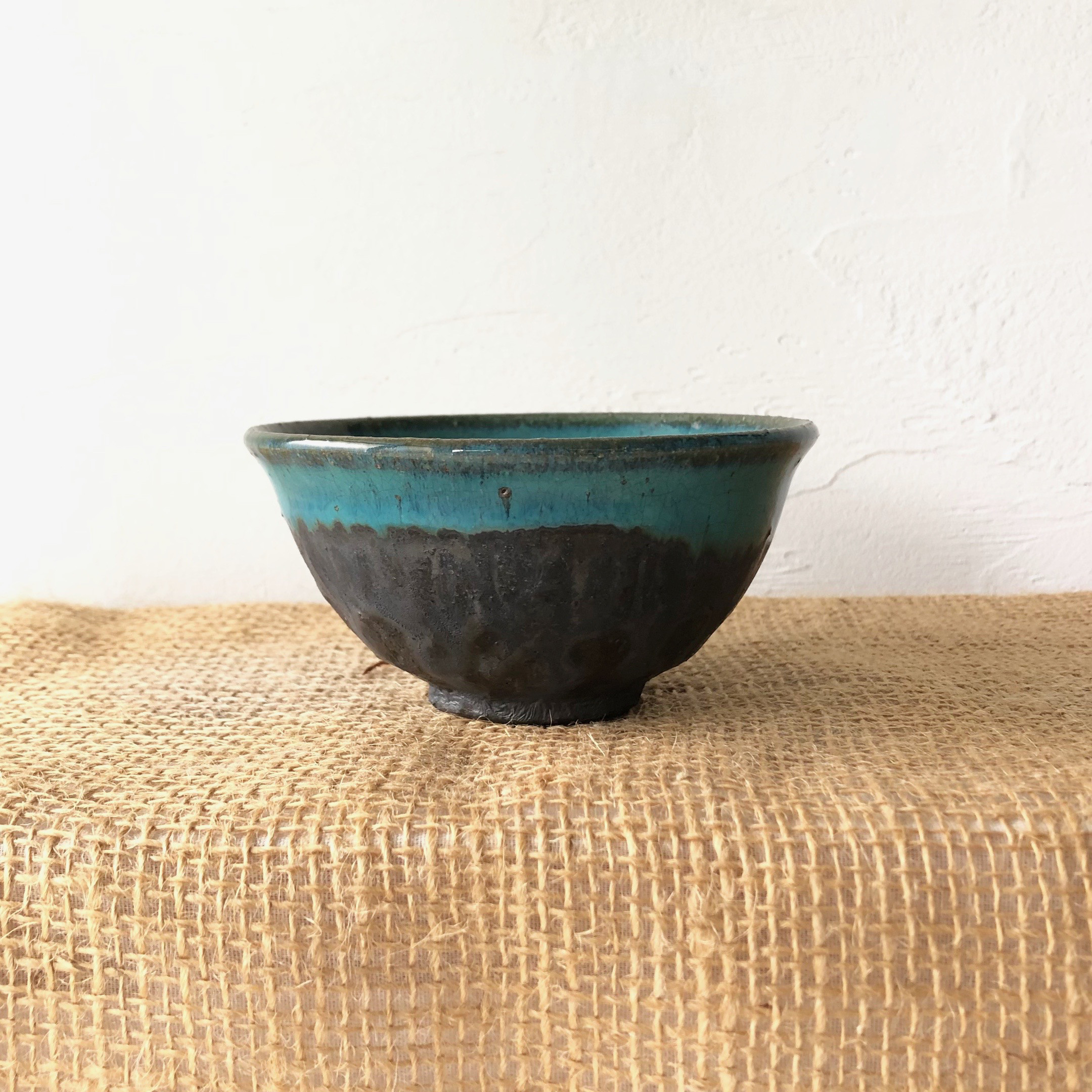 茶道具 色絵 紅白蕪 抹茶茶碗 抹茶椀 水玉 スイカ'