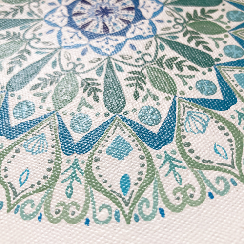 生死曼陀羅 曼陀羅繪畫《靈性種子3》經典框Mandala painting 