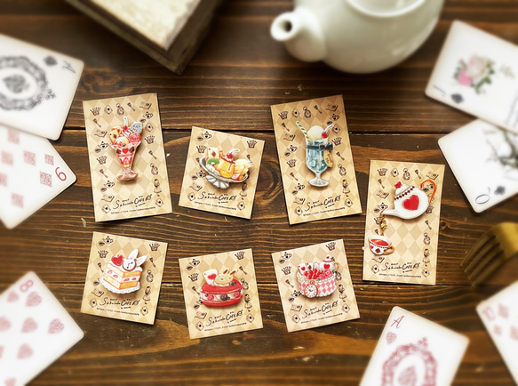 選べる！ 純喫茶ALICE スイーツブローチ【受注生産】 ブローチ