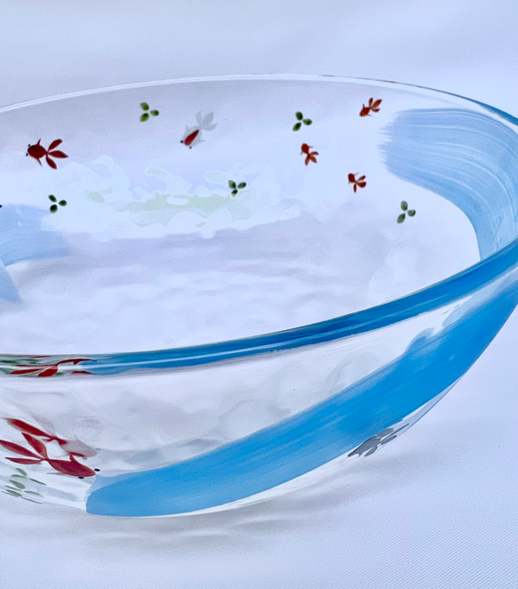 金魚　ガラス鉢　大サイズ 4枚目の画像