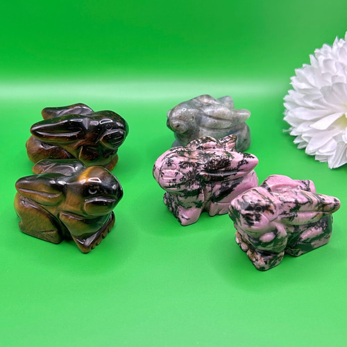 ＊いちごウサギ様お取置き＊太極石　ウサギ　ハウライト　ブレスレット いちごウサギ様お取置き＊太極石 ウサギ ハウライト ブレスレット