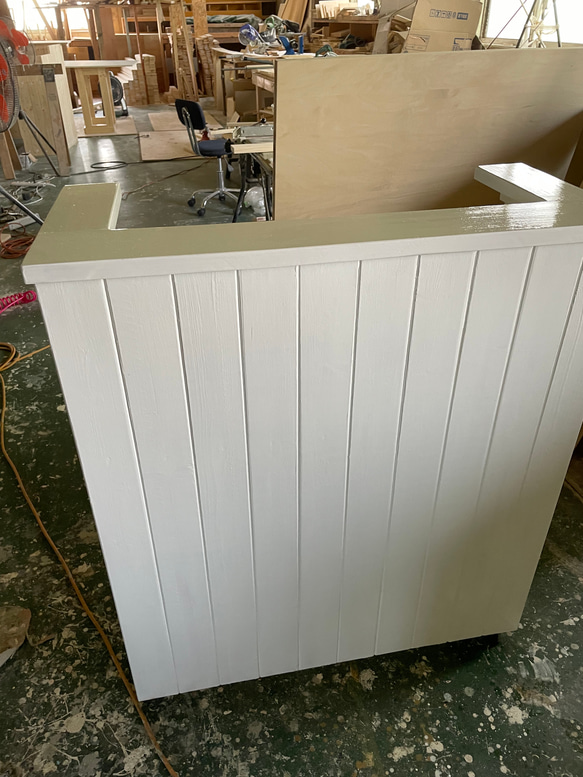 キャスター付き　レジカウンター　受付カウンター 机・デスク T2468903816(19000円)