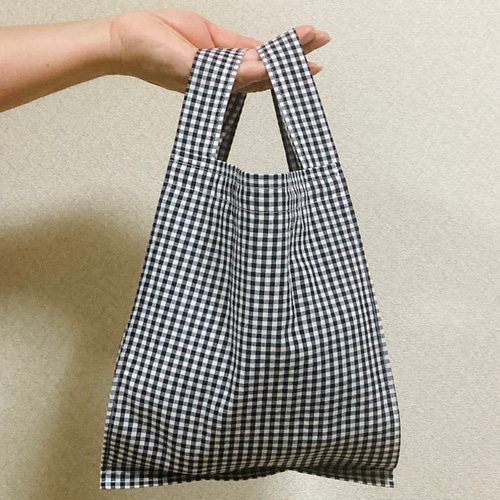 TEMBEA ギンガムチェックエコバッグ TEMBEA テンベア PAPER TOTE ＜S＞ スモールギンガム 商品詳細