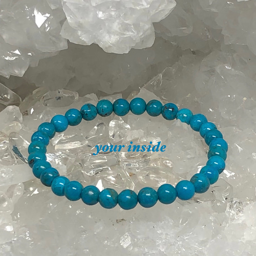 天然 ターコイズ ブレスレット アリゾナ産 ブレスレット your inside