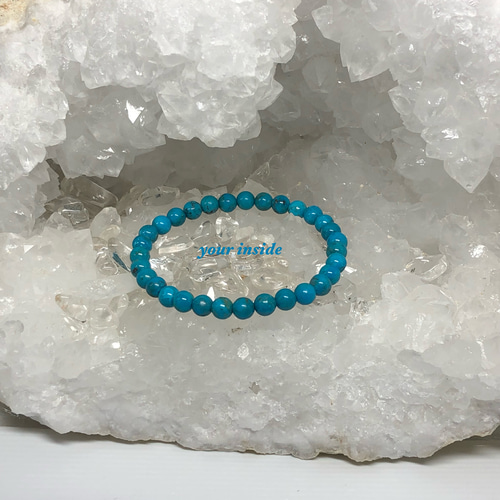 天然 ターコイズ ブレスレット アリゾナ産 ブレスレット your inside