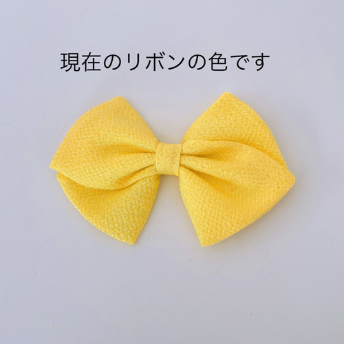 ＊大人かわいい＊つまみ細工の髪飾り 薄レモン色 つまみ細工の髪飾り【レモン 黄色系さがり付き】成人式 振袖