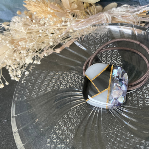 くすみカラー ハンドメイド レジン パステルカラー ヘアアクセサリー