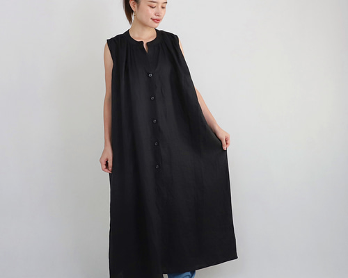 【GUMZZI】ノースリーブミモレ丈ノースリシャツワンピto28772 b19ef12588210ade0d704d296ead0a