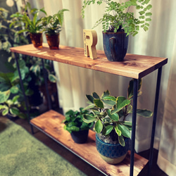 サイドテーブル アイアン家具 男前家具 ハンドメイド オーダーメイド