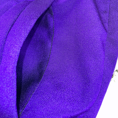 スカジャン スタジャン ユニセックス 黒留袖 ブルゾン 着物リメイク 華