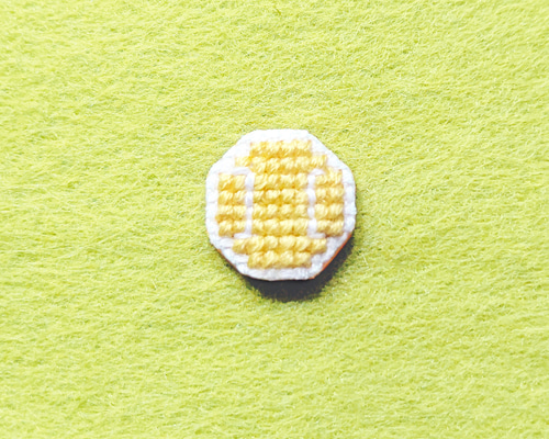 ★パリ五輪★【マコンエレスコワ】手刺繍ブローチ テニスボール 9709422218fbc298790f5aa23c3611