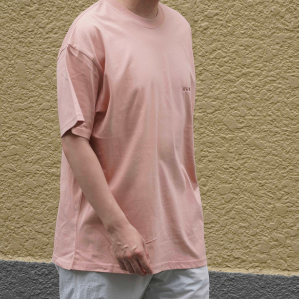 在庫限り【S〜Lサイズ】  とっさのひと言Tシャツ/くすみピンク 3枚目の画像