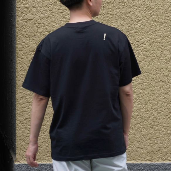 在庫限り【S〜XLサイズ】 とっさのひと言Tシャツ/ブラック 1枚目の画像