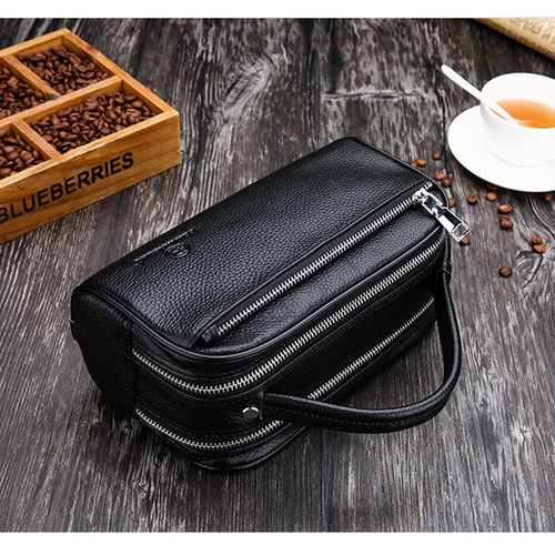 メンズ　セカンドバック　黒 タケオキクチ TAKEO KIKUCHI 牛革 レザースマートセルバッグ