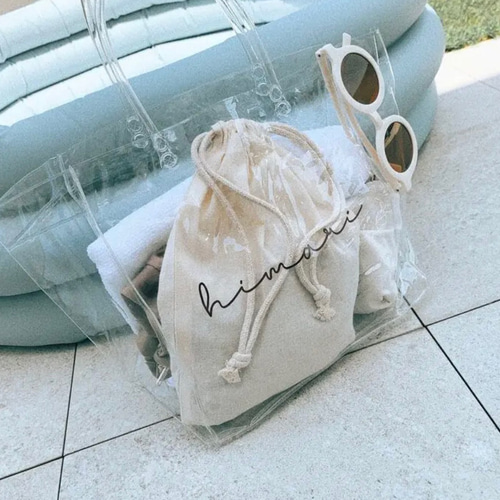 名入れ＊クリアバッグ プールバッグ 雑貨・その他 Star. 通販｜Creema  